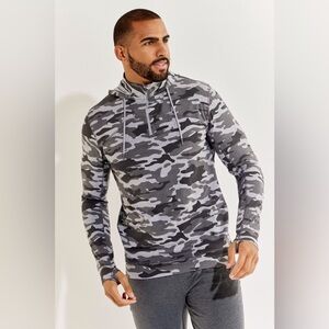 Coolibar UPF 50 Camp Quarter Zip Hoodie Large